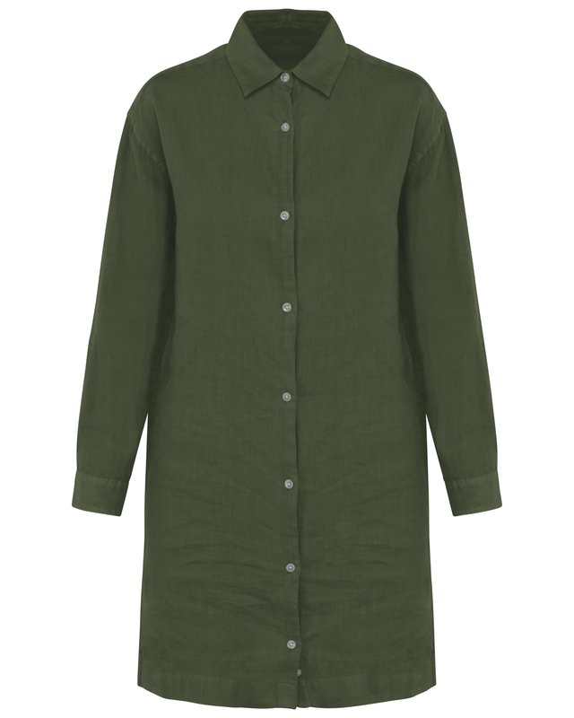 Robe chemise en lin femme – Image 2