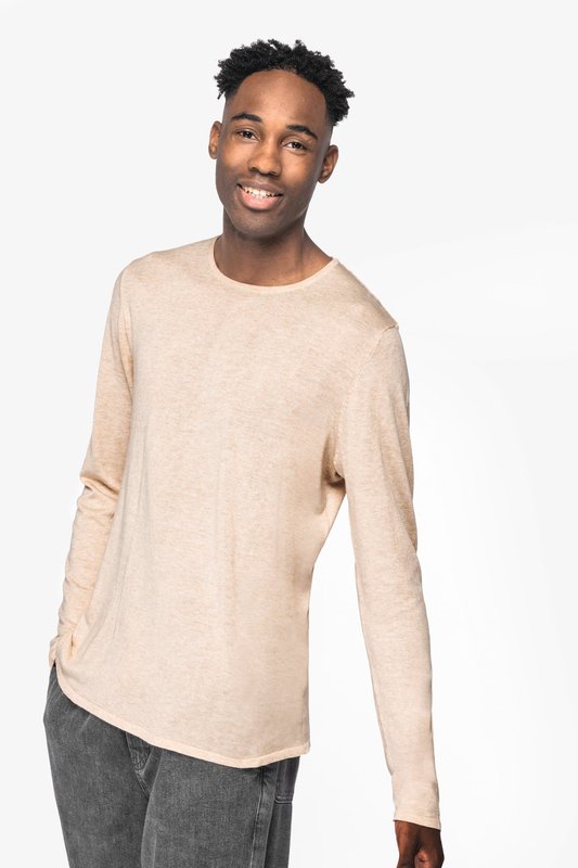 Pull écoresponsable à col rond en lyocell homme – Image 4
