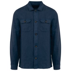 Surchemise délavée en lin homme