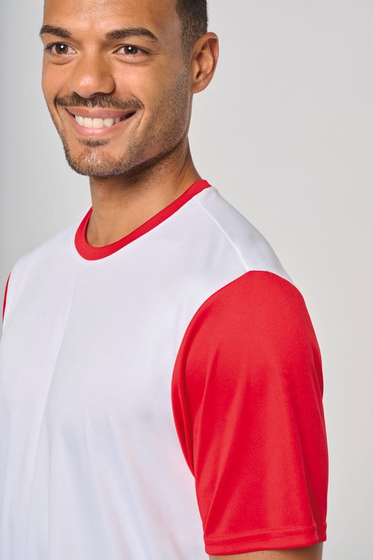 Maillot manches courtes bicolore unisexe – Image 7