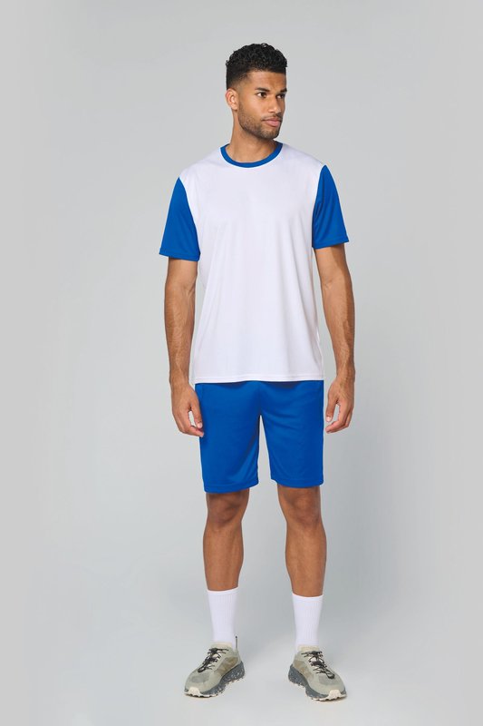 Maillot manches courtes bicolore unisexe – Image 3