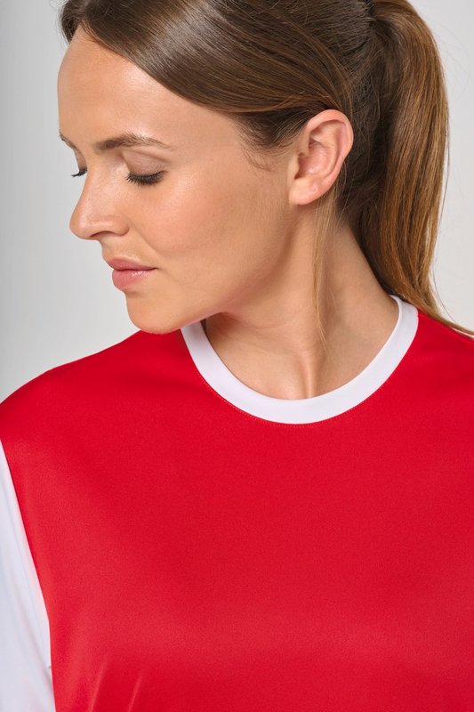 Maillot manches courtes bicolore unisexe – Image 8