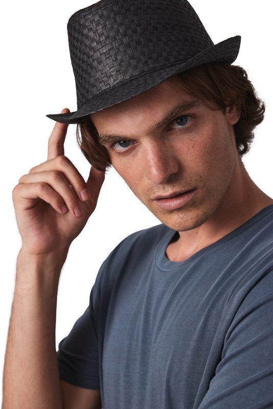 Chapeau de paille style Panama rétro – Image 6