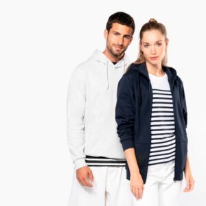 Sweat-shirt recyclé col rond unisexe