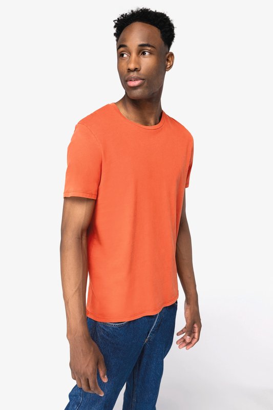 T-shirt écoresponsable délavé unisexe – Image 4