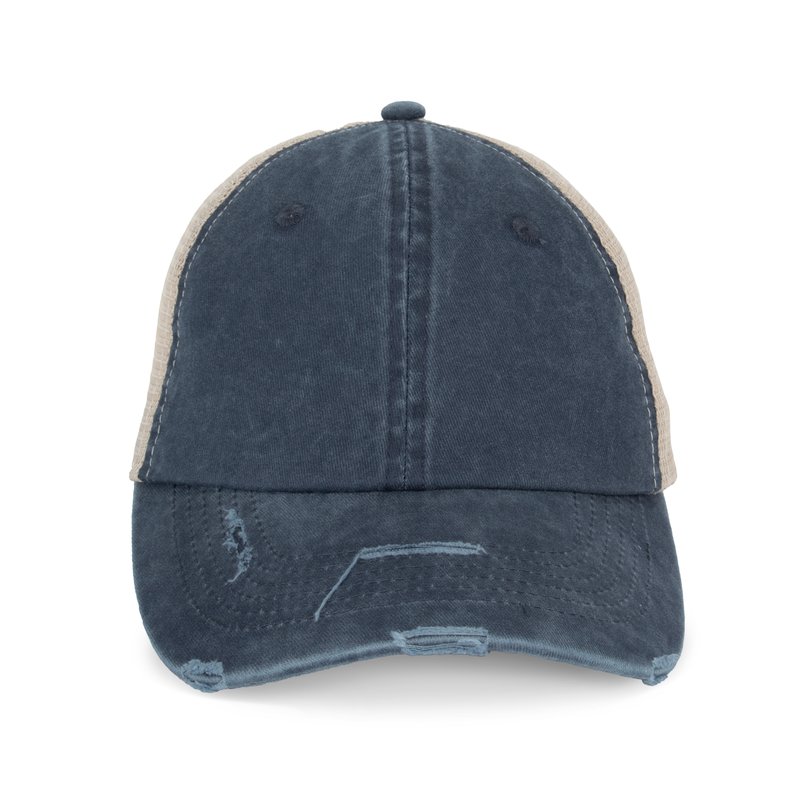 Casquette trucker écoresponsable effet déchiré unisexe – Image 5