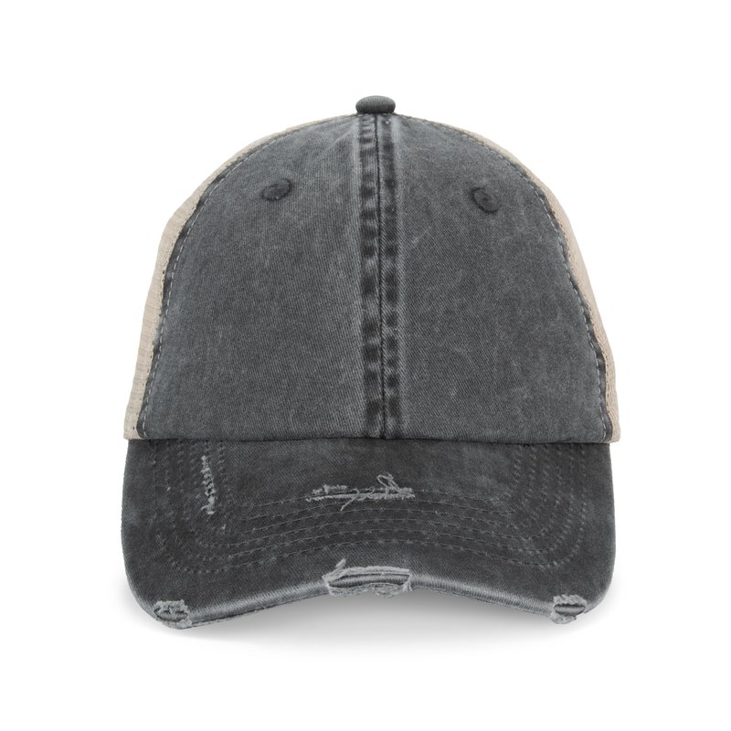 Casquette trucker écoresponsable effet déchiré unisexe – Image 4