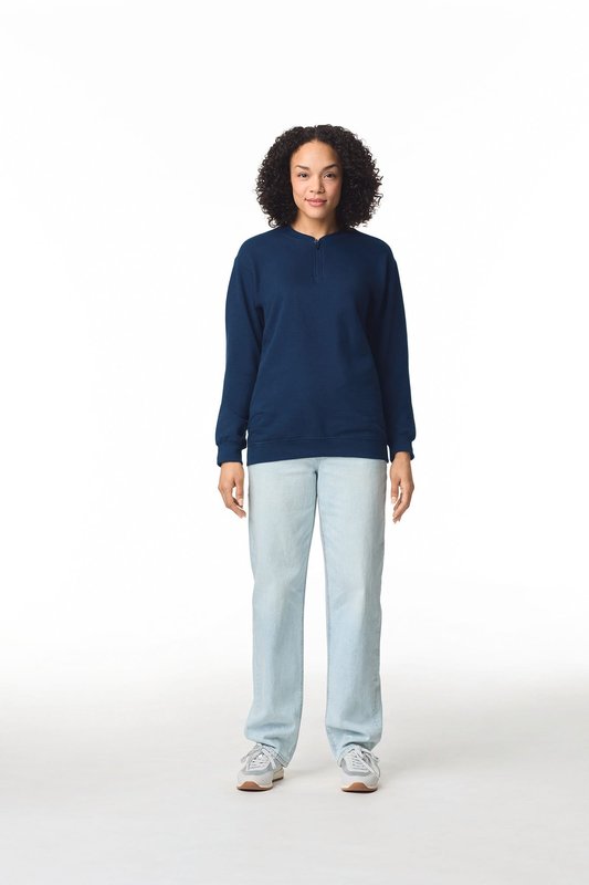 Sweat-shirt en molleton 1/4 zip – Image 3