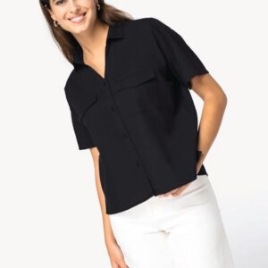Chemise écoresponsable oversize en lyocell femme