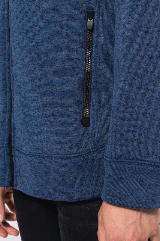 Veste zippée chinée homme – Image 10