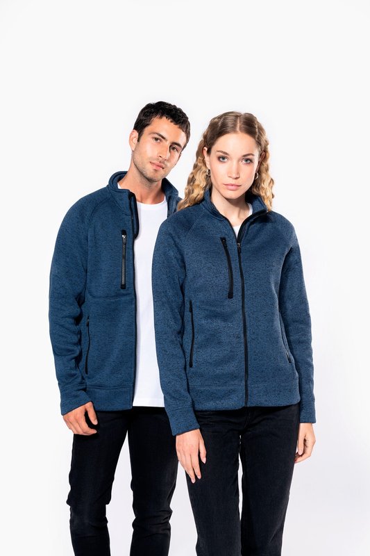 Veste zippée chinée homme – Image 6