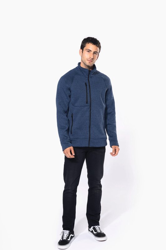 Veste zippée chinée homme – Image 13