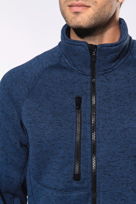 Veste zippée chinée homme – Image 8