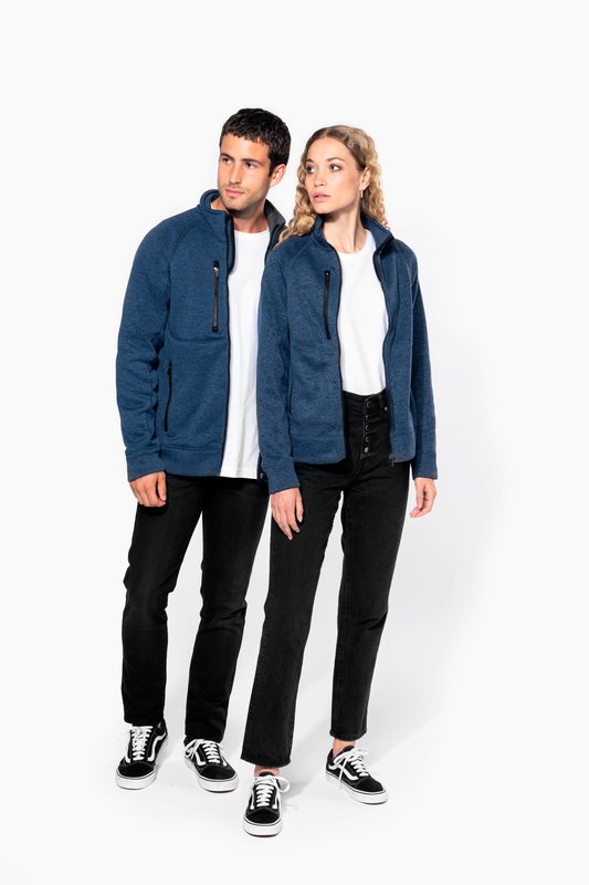 Veste zippée chinée homme – Image 7