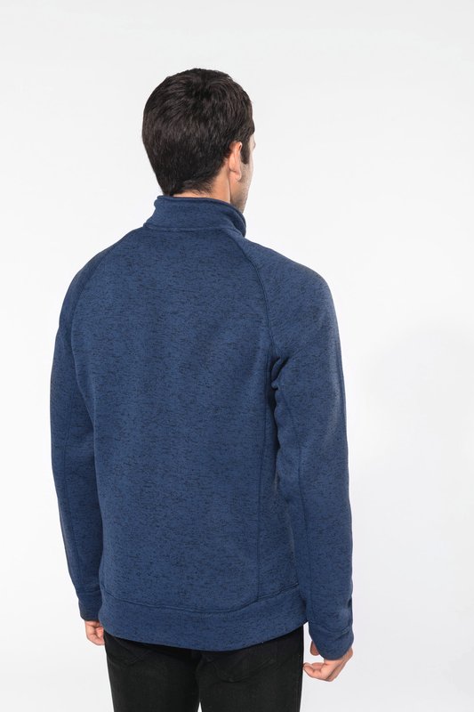 Veste zippée chinée homme – Image 3
