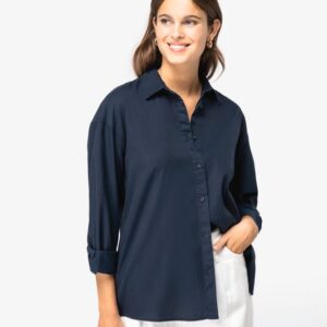 Chemise écoresponsable en lyocell femme
