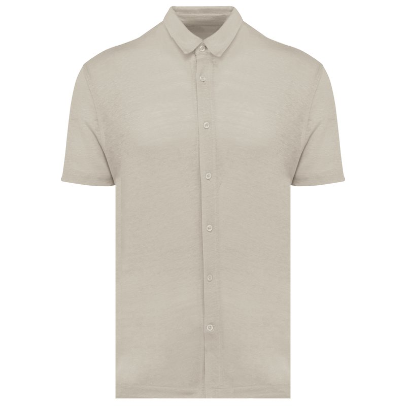 Chemise à manches courtes en lin homme – Image 2