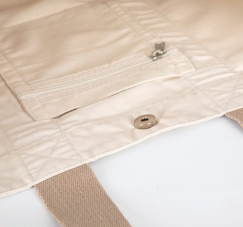 Grand sac shopping à soufflet recyclé – Image 8