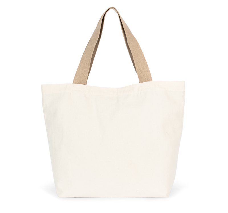 Grand sac shopping recyclé à fond plat – Image 8