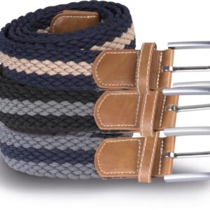 Ceinture tressée élastiquée