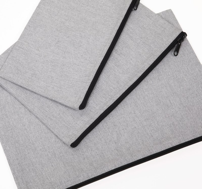 Pochette zippée recyclée – Image 3