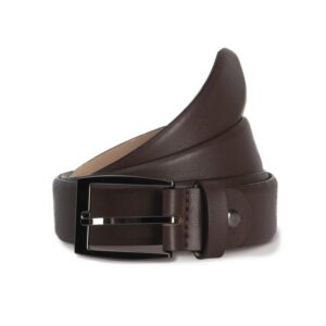 Ceinture classique à bord arrondi réglable