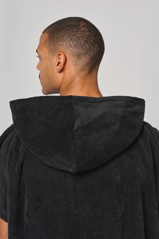 Poncho éponge à capuche unisexe – Image 12