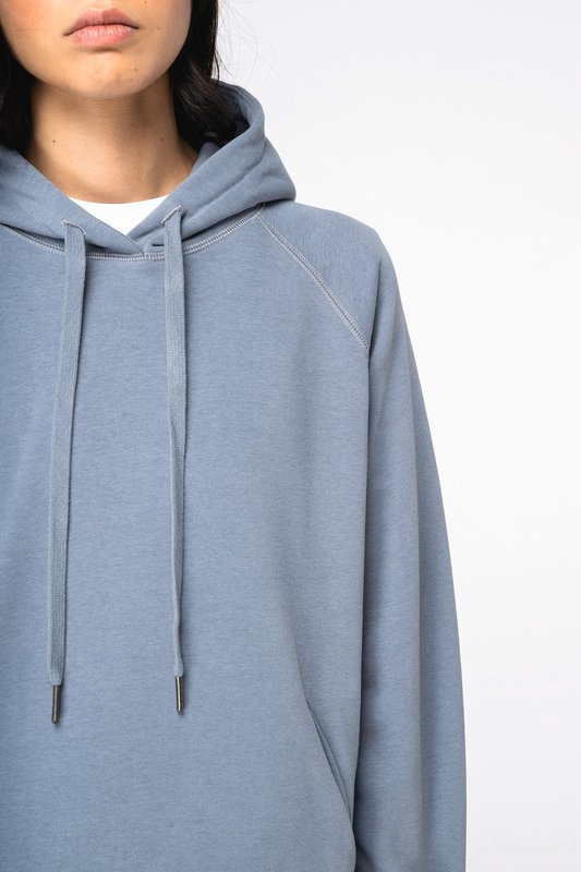 Sweat-shirt écoresponsable à capuche raglan femme – Image 5