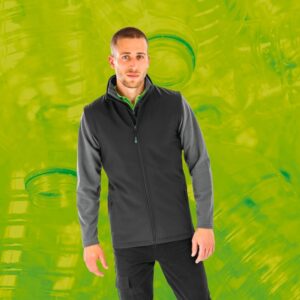 Bodywarmer softshell homme recyclé