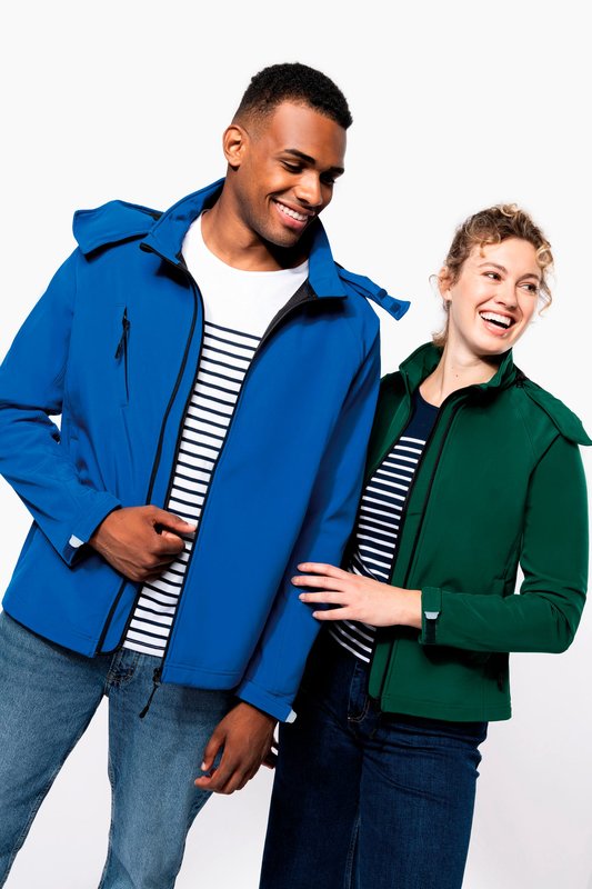 Veste softshell à capuche amovible homme – Image 8