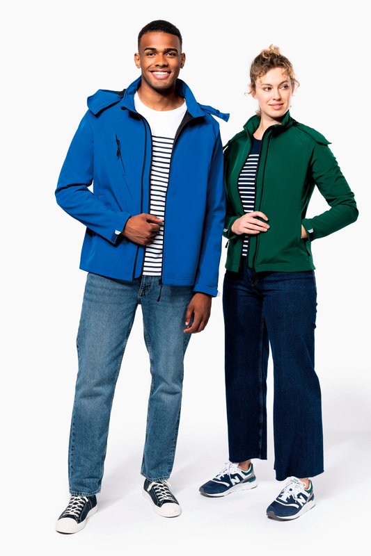 Veste softshell à capuche amovible homme – Image 9