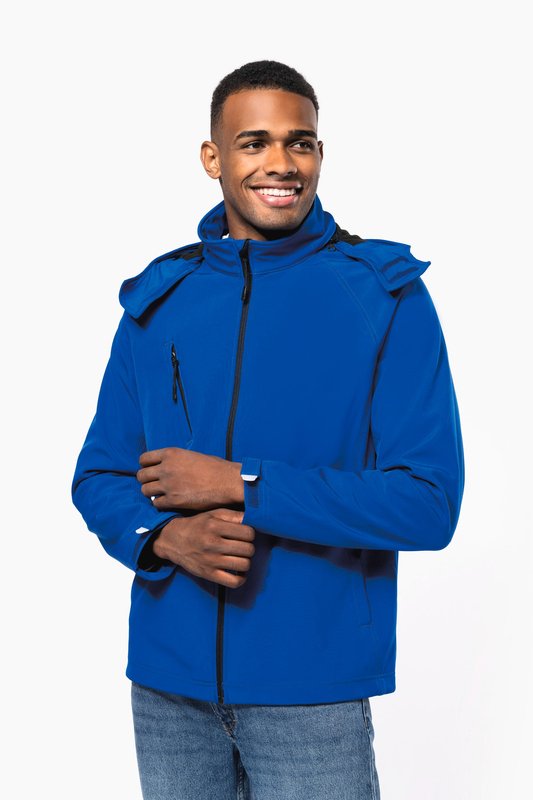 Veste softshell à capuche amovible homme – Image 5