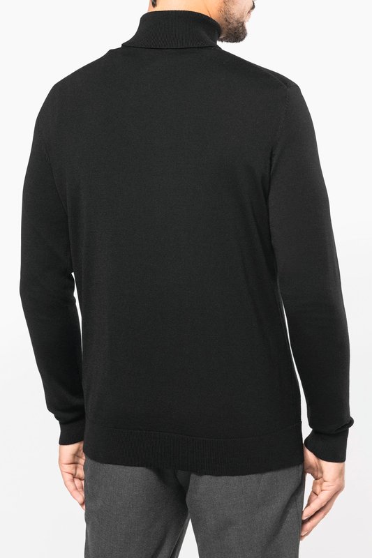 Pull Mérinos col roulé homme – Image 7
