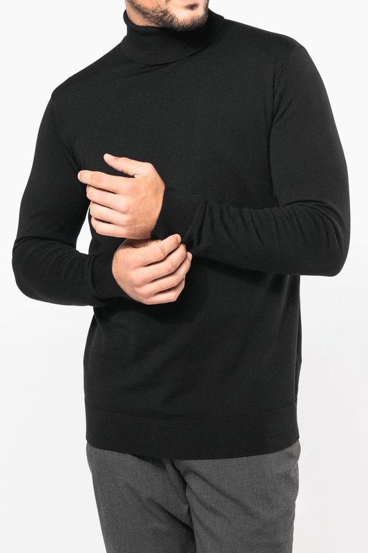 Pull Mérinos col roulé homme – Image 8