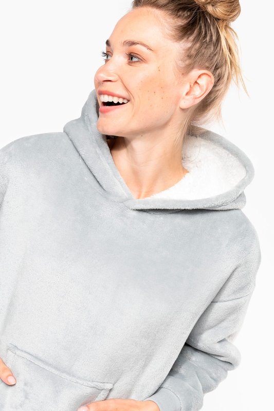 Plaid poncho unisexe – Image 15