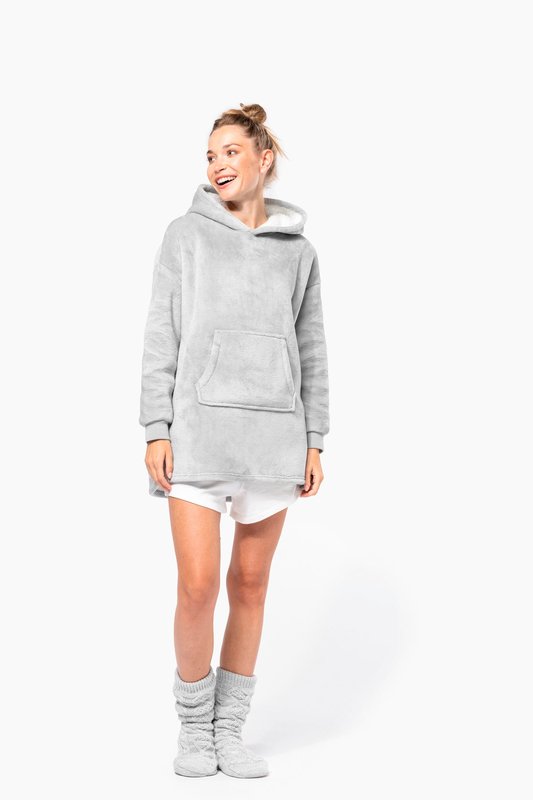 Plaid poncho unisexe – Image 10