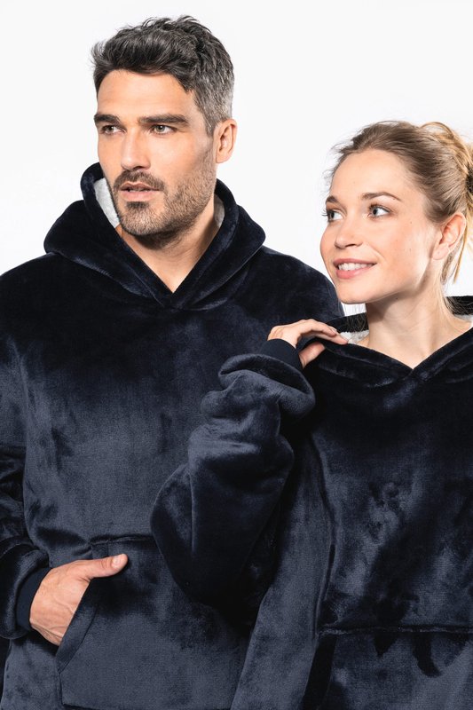 Plaid poncho unisexe – Image 28