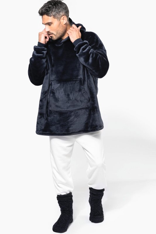 Plaid poncho unisexe – Image 25