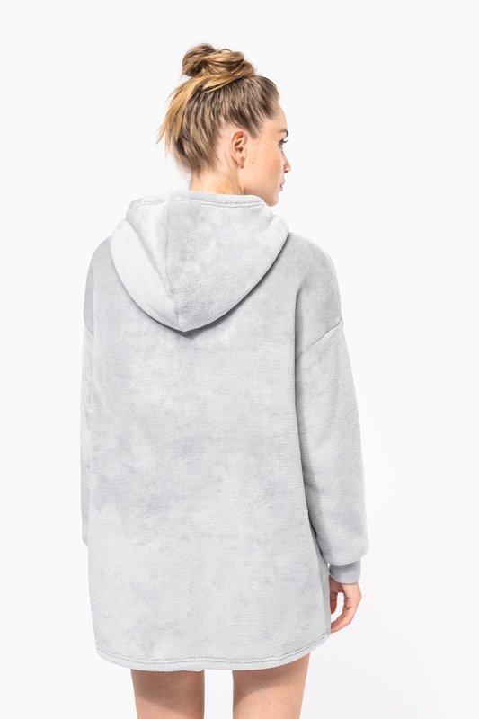 Plaid poncho unisexe – Image 6