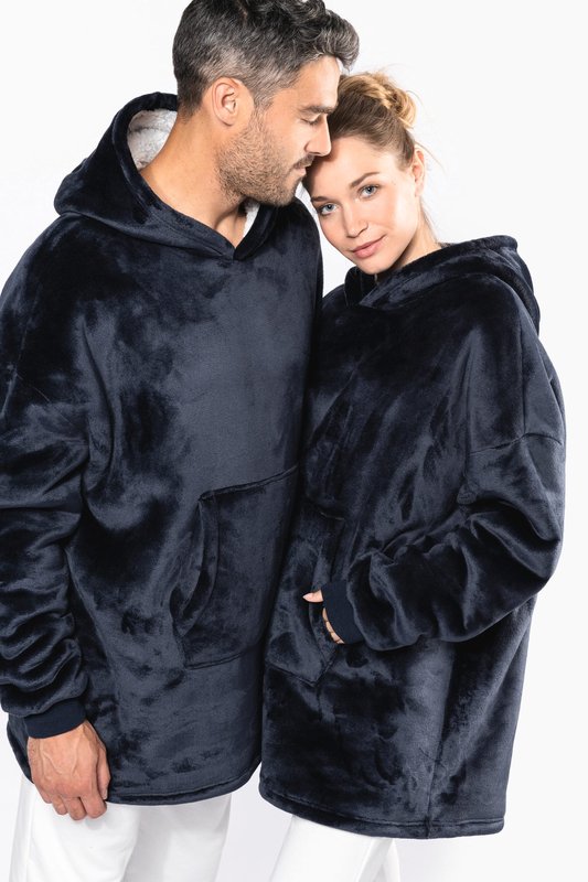 Plaid poncho unisexe – Image 20