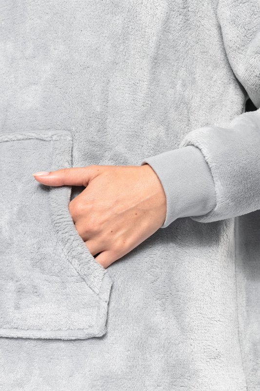 Plaid poncho unisexe – Image 17