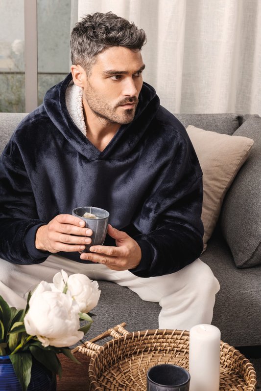 Plaid poncho unisexe – Image 12