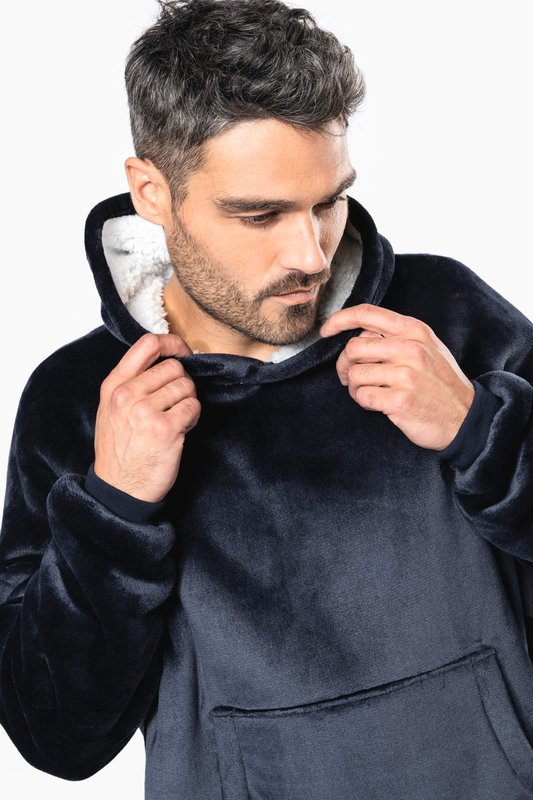 Plaid poncho unisexe – Image 26