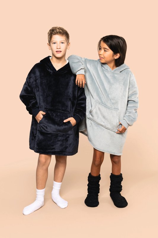 Plaid poncho enfant – Image 9