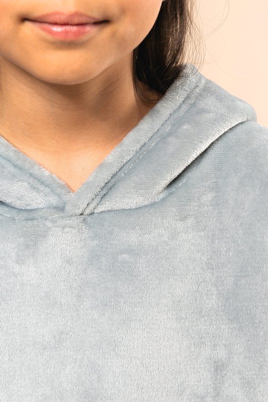 Plaid poncho enfant – Image 4