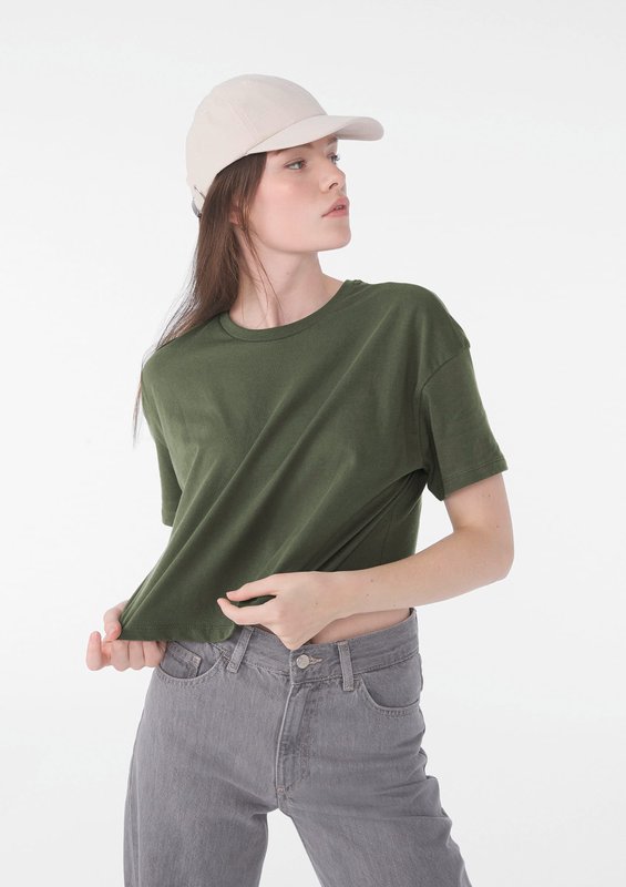 T-shirt crop femme