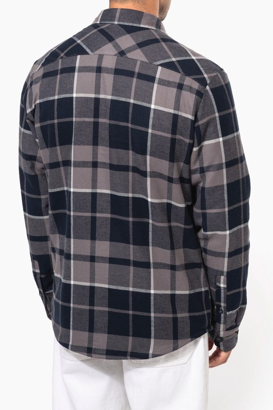 Surchemise à carreaux doublée sherpa homme – Image 22