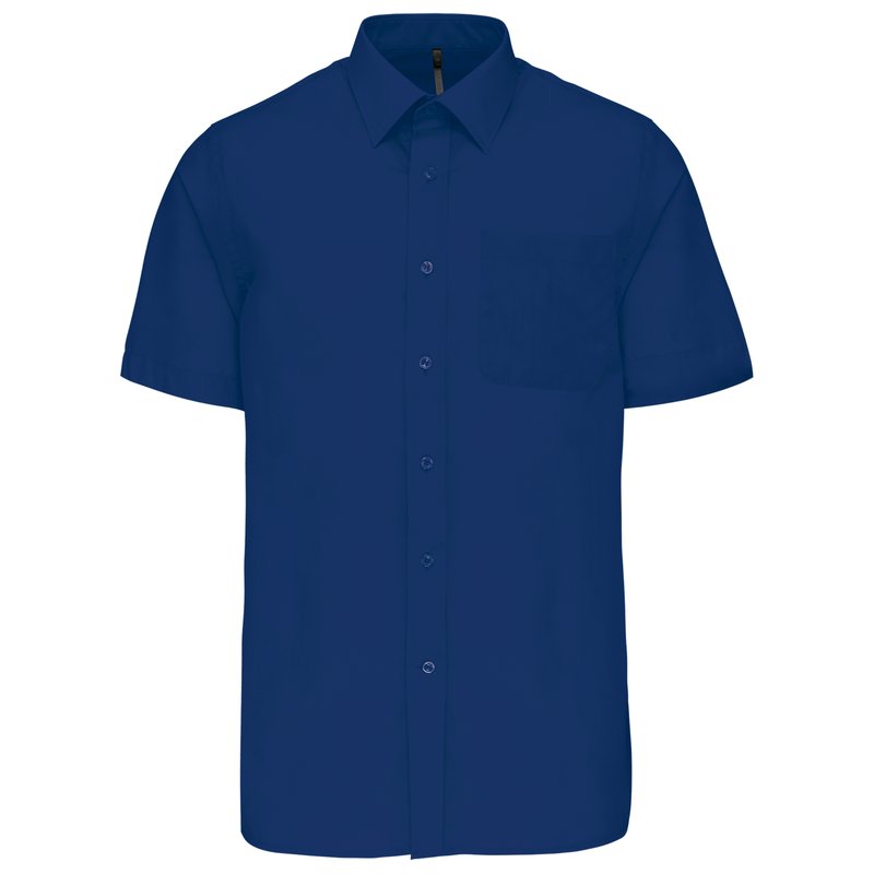 Chemise popeline polycoton manches courtes entretien facile homme – Image 29