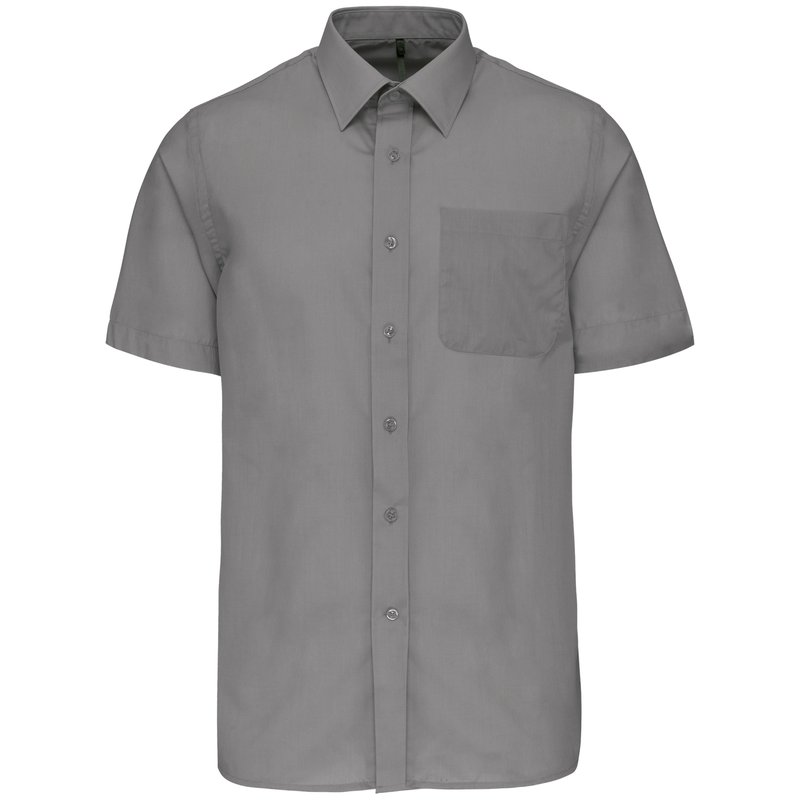 Chemise popeline polycoton manches courtes entretien facile homme – Image 28