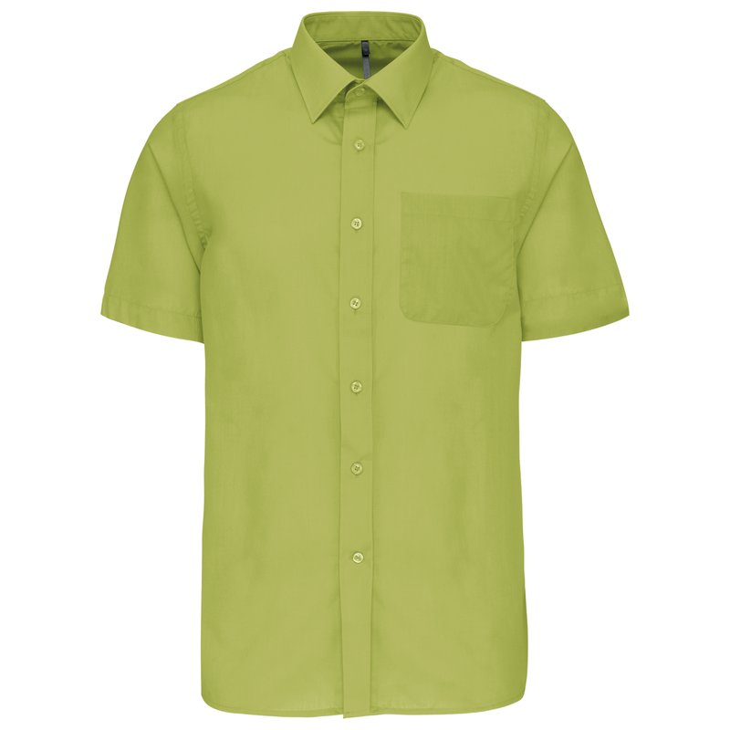 Chemise popeline polycoton manches courtes entretien facile homme – Image 19